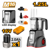 Ingco CFP027K Food Processor 16V 1.25L 2.0AH | Ingco by KHM Megatools Corp.