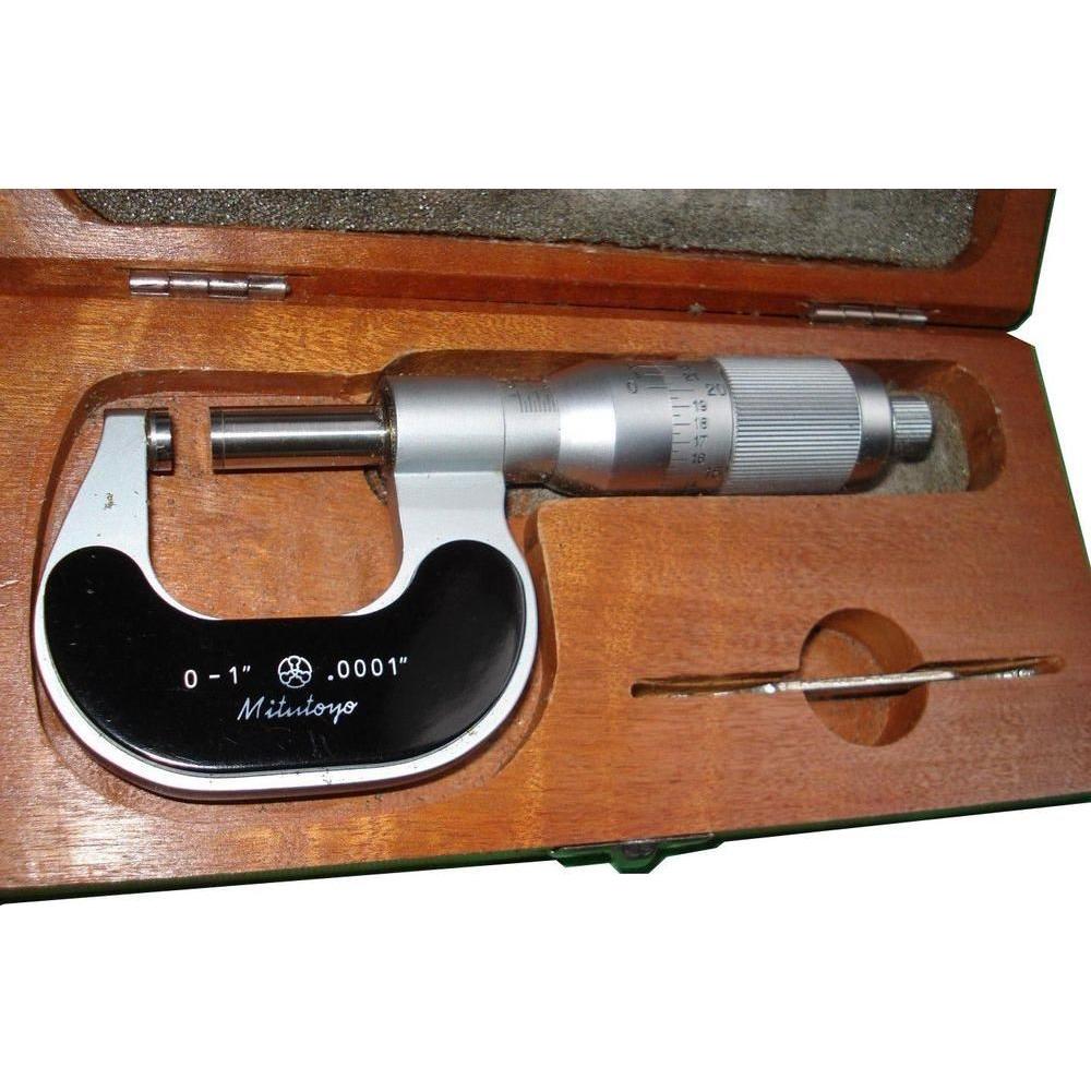 Mitutoyo 106-102 Outside Micrometer 0-1" (OMV-1) - KHM Megatools Corp. Mitutoyo 106-102 Outside Micrometer 0-1" (OMV-1) - KHM Megatools Corp.