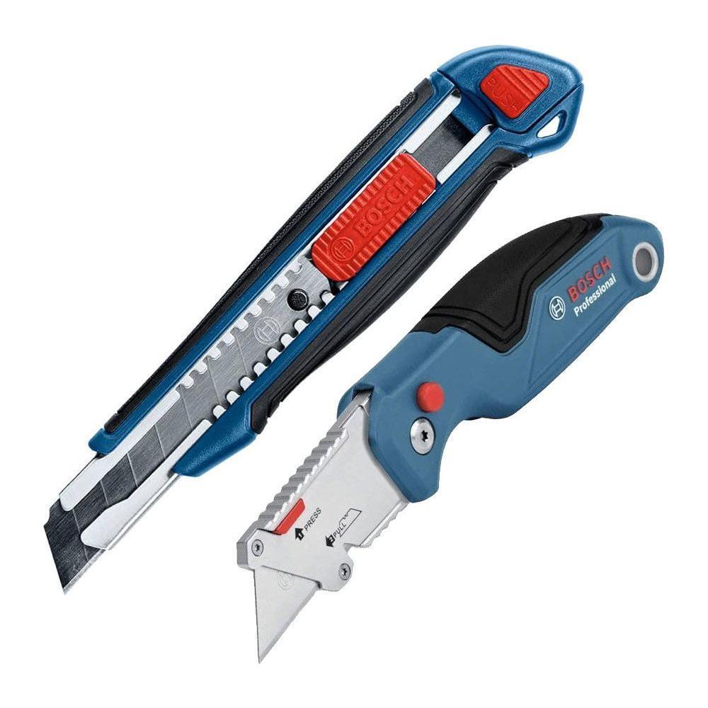 Bosch Folding Knife and Snap Off Cutter (1600A016BL) | Bosch by KHM Megatools Corp. Bosch Folding Knife and Snap Off Cutter (1600A016BL) | Bosch by KHM Megatools Corp.