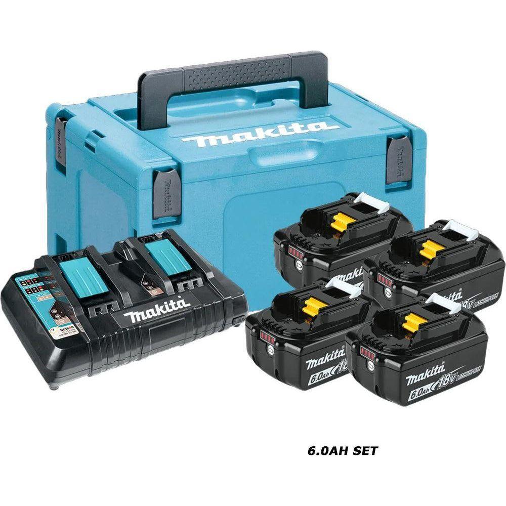 Makita 198091-4 Power Source Kit / Battery & Charger Set LXT (6.0Ah) - KHM Megatools Corp. Makita 198091-4 Power Source Kit / Battery & Charger Set LXT (6.0Ah) - KHM Megatools Corp.
