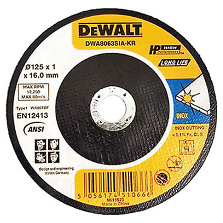 Dewalt DWA8063SIA Cutting Disc 5" | Dewalt by KHM Megatools Corp.