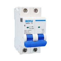 Royu 6kA (2P 2 Modules) Miniature Circuit Breakers (DIN Rail Type) | Royu by KHM Megatools Corp.