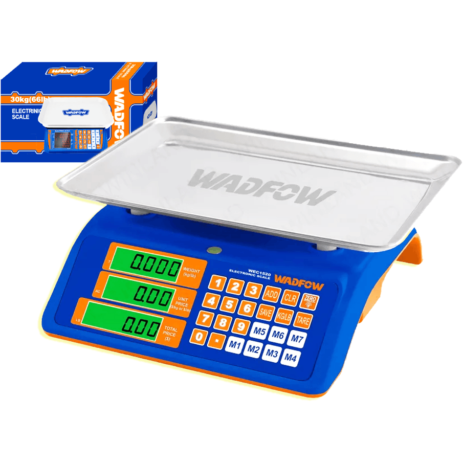 Wadfow WEC1520 Electronic Scale 30KG - KHM Megatools Corp. Wadfow WEC1520 Electronic Scale 30KG - KHM Megatools Corp.