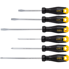 Deli EDL620006 6pcs Screwdriver Set | Deli by KHM Megatools Corp.