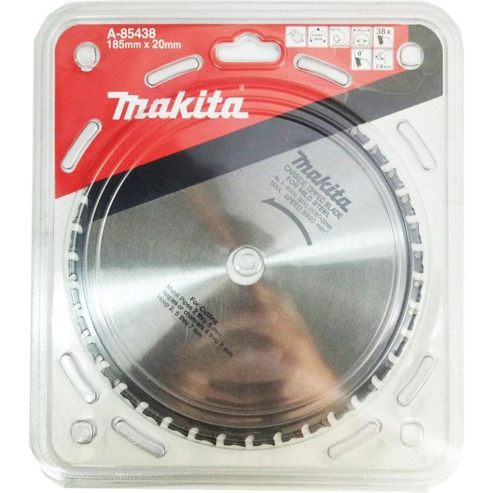 Makita A-85438 Circular Saw Blade 7-1/4" x 38T for Mild Steel / 4131 - KHM Megatools Corp. Makita A-85438 Circular Saw Blade 7-1/4" x 38T for Mild Steel / 4131 - KHM Megatools Corp.