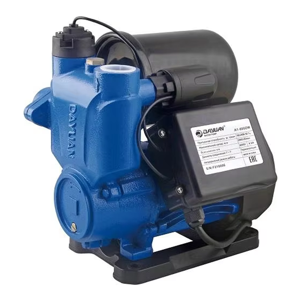 Dayuan A1-800ZW Automatic Surface Self-Priming Vortex Pump 800W | Dayuan by KHM Megatools Corp. Dayuan A1-800ZW Automatic Surface Self-Priming Vortex Pump 800W | Dayuan by KHM Megatools Corp.