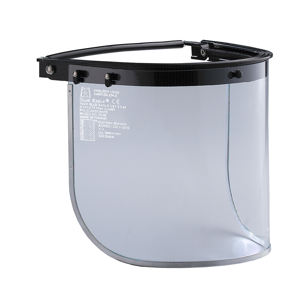 Blue Eagle FC48 Face Shield Visor 8″ x 15½” (Clear) Blue Eagle FC48 Face Shield Visor 8″ x 15½” (Clear)