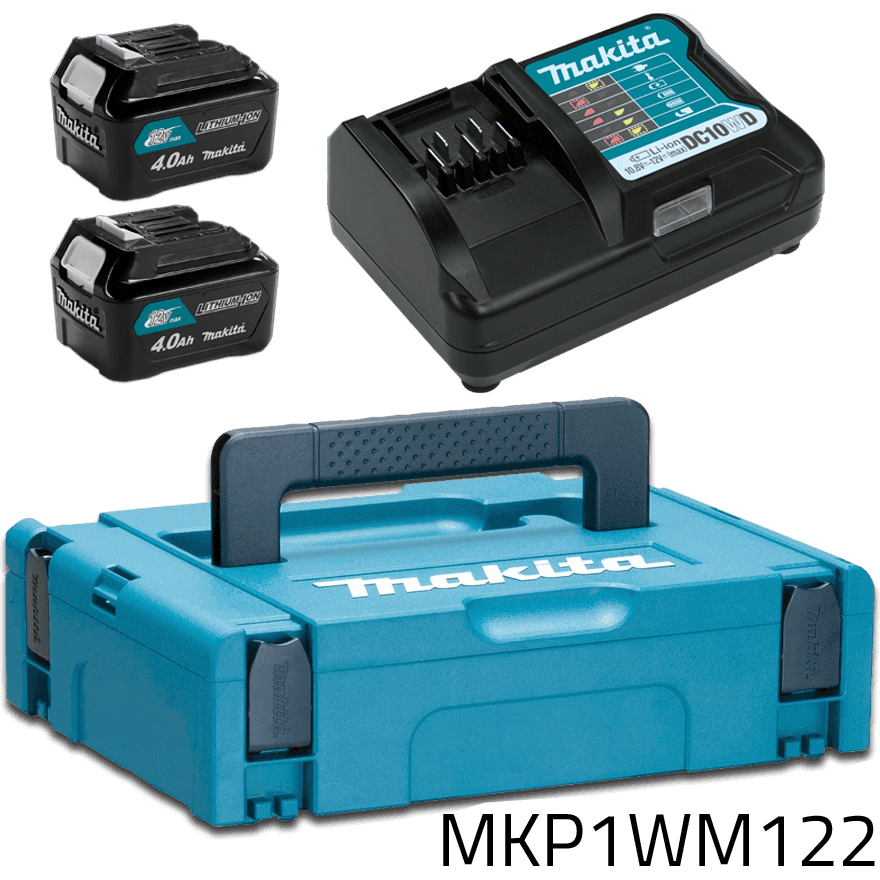 Makita MKP1WM22 Power Source Kit / Battery & Charger Set CXT (197648-8) 4.0Ah - KHM Megatools Corp. Makita MKP1WM22 Power Source Kit / Battery & Charger Set CXT (197648-8) 4.0Ah - KHM Megatools Corp.