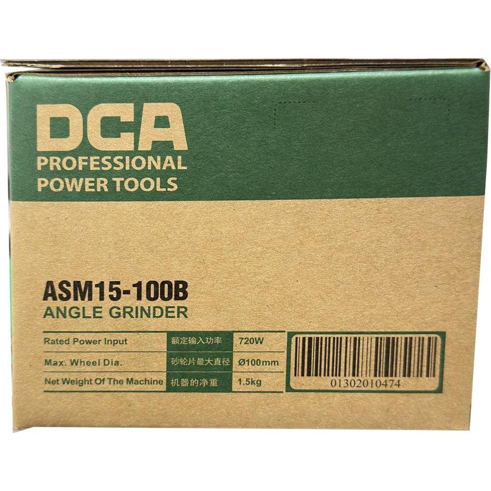 DCA ASM15-100B Angle Grinder 4" 720W - KHM Megatools Corp. DCA ASM15-100B Angle Grinder 4" 720W - KHM Megatools Corp.