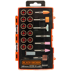 Black & Decker A7236-XJ Rotary Die Grinder Accessory Set 42Pcs | Black & Decker by KHM Megatools Corp.