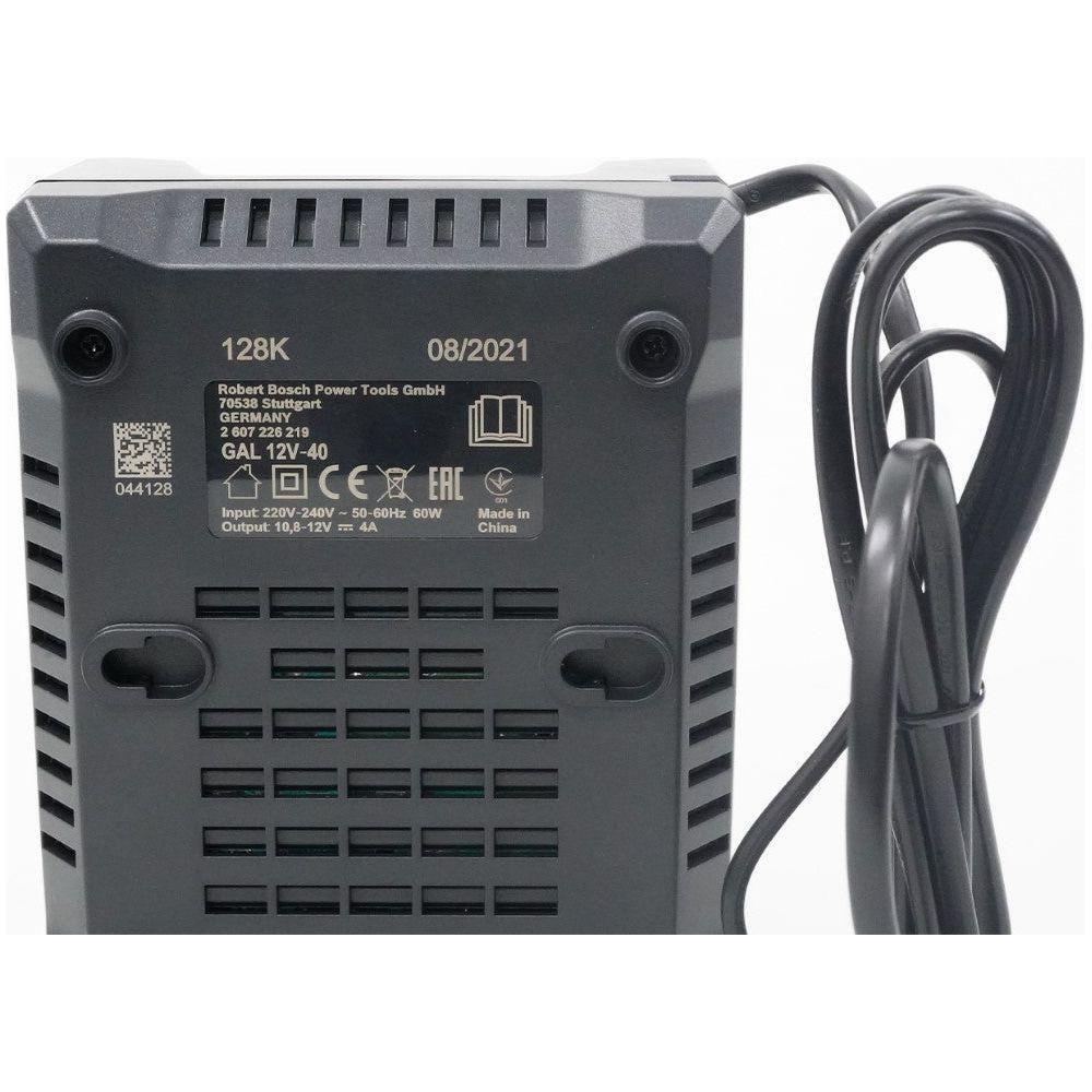 Bosch GAL 12V-40 Rapid Fast Battery Charger | Bosch by KHM Megatools Corp. Bosch GAL 12V-40 Rapid Fast Battery Charger | Bosch by KHM Megatools Corp.