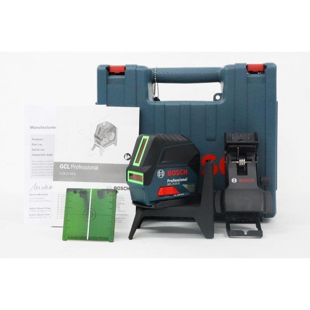 Bosch GCL 2-15 G Cross Line Laser Level With Plumb Points (15meters) | Bosch by KHM Megatools Corp. Bosch GCL 2-15 G Cross Line Laser Level With Plumb Points (15meters) | Bosch by KHM Megatools Corp.