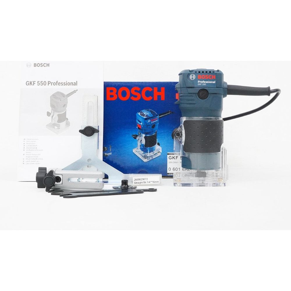 Bosch GKF 550 Palm Router / Trimmer (1/4") 550W [Contractor's Choice] | Bosch by KHM Megatools Corp.
