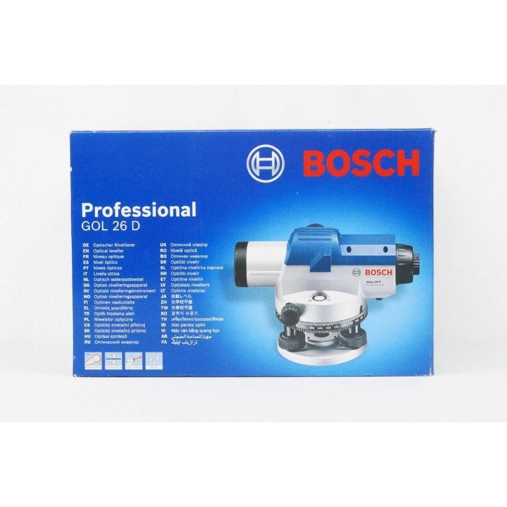 Bosch GOL 26 D Surveyor - Optical Level (100m) | Bosch by KHM Megatools Corp. Bosch GOL 26 D Surveyor - Optical Level (100m) | Bosch by KHM Megatools Corp.