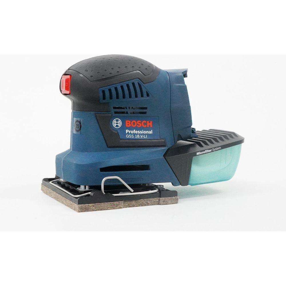 Bosch GSS 18V-Li Cordless Finishing Sander 113x101mm 18V (Bare) | Bosch by KHM Megatools Corp. Bosch GSS 18V-Li Cordless Finishing Sander 113x101mm 18V (Bare) | Bosch by KHM Megatools Corp.