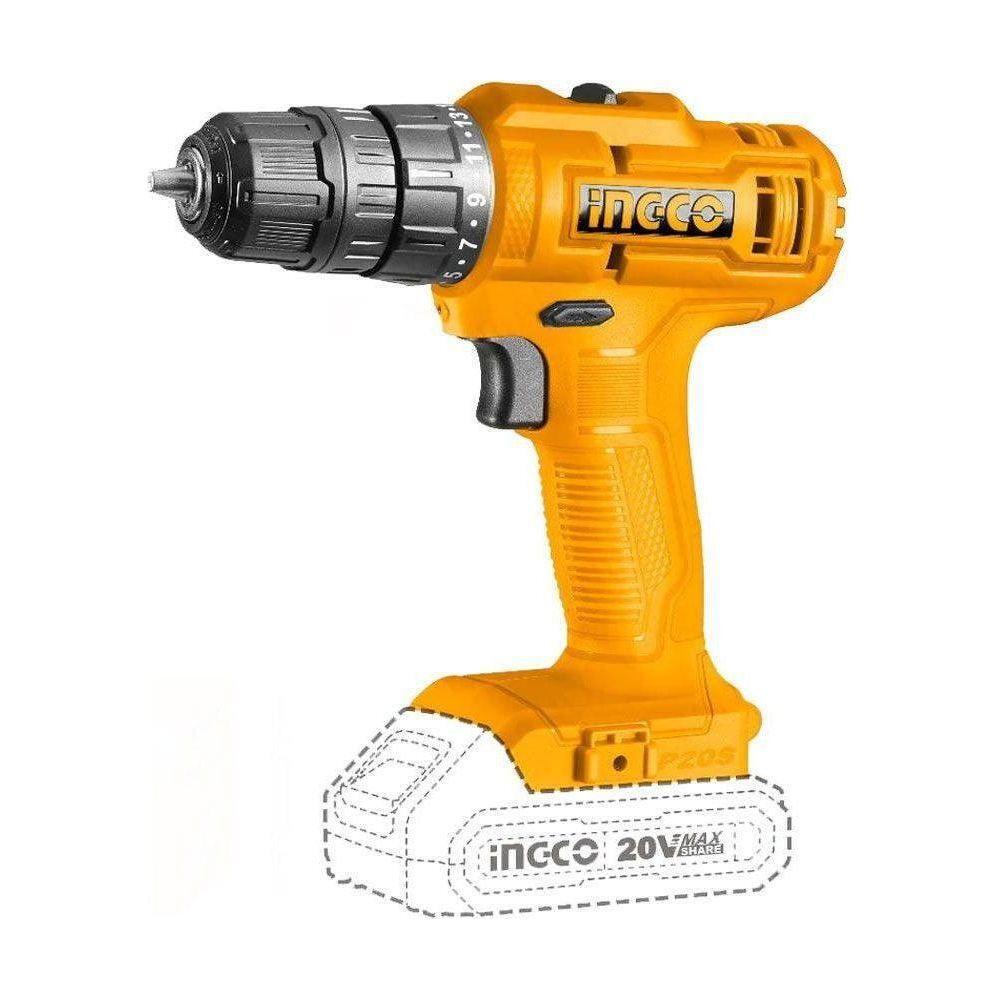 Ingco CDLI20032 Li-Ion Cordless Drill 20V - KHM Megatools Corp. Ingco CDLI20032 Li-Ion Cordless Drill 20V - KHM Megatools Corp.