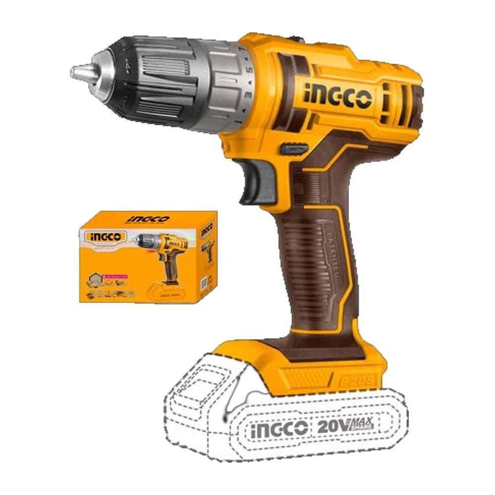 Ingco CDLI200518 Li-Ion Cordless Drill 20V – KHM Megatools