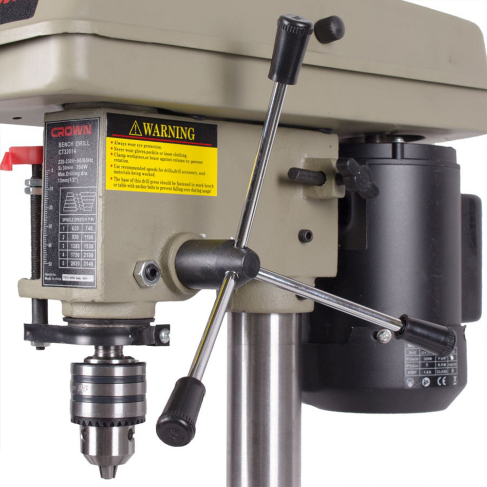 Crown CT32014 Bench Drill Press 13mm 1/2HP | Crown by KHM Megatools Corp. Crown CT32014 Bench Drill Press 13mm 1/2HP | Crown by KHM Megatools Corp.