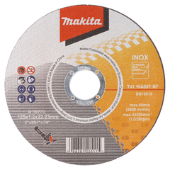 Makita D-18770 Cut Off Wheel 5" for Stainless Steel/INOX WA60T | Makita by KHM Megatools Corp.