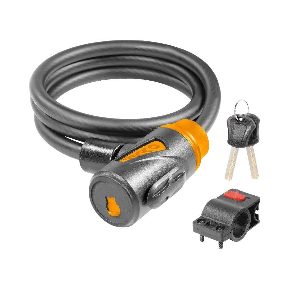Ingco DBK11210 Bicycle Lock 12x1000MM | Ingco by KHM Megatools Corp.