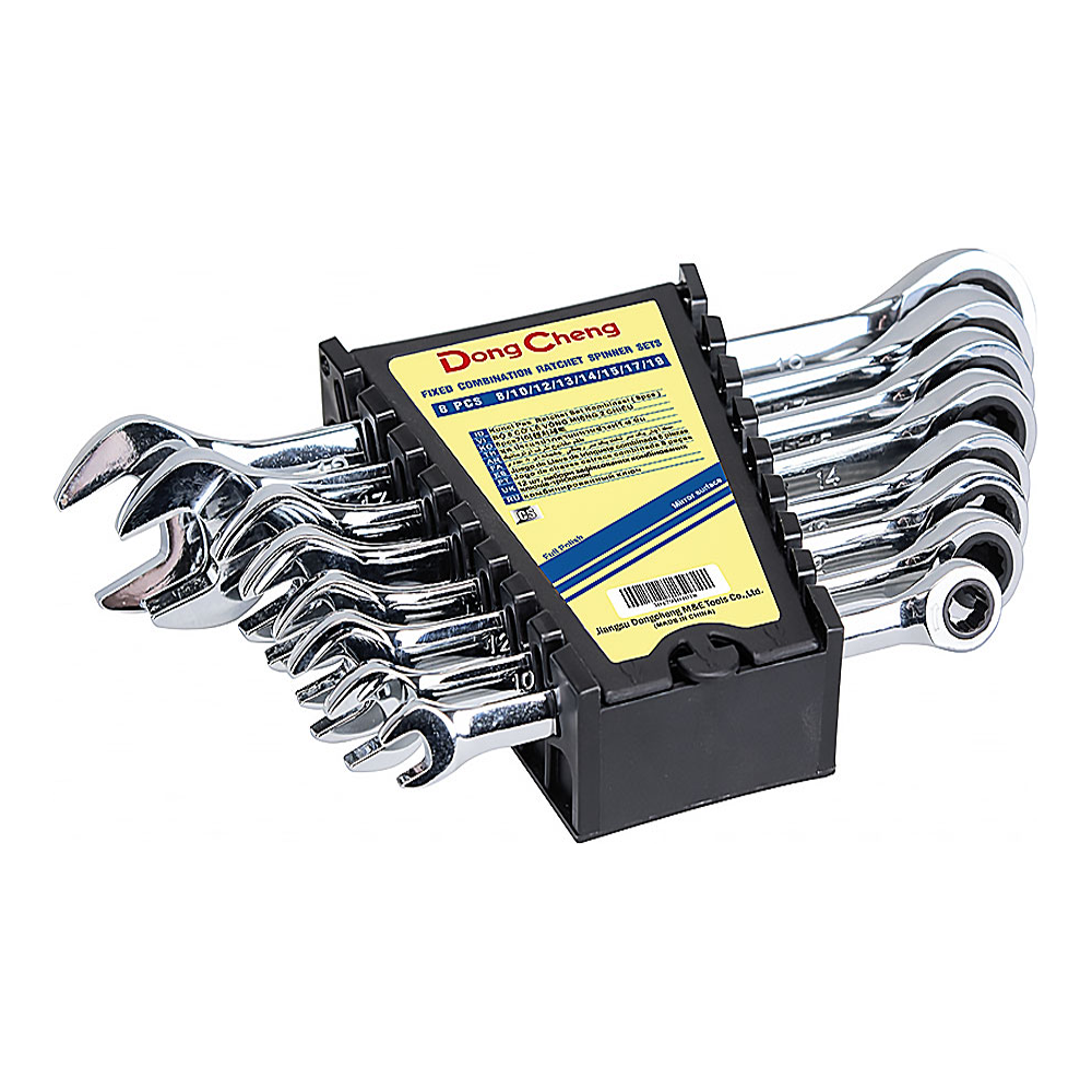 Dong Cheng DCRS8 Combination Rachet Spanner Set 8Pcs | Dong Cheng by KHM Megatools Corp. Dong Cheng DCRS8 Combination Rachet Spanner Set 8Pcs | Dong Cheng by KHM Megatools Corp.