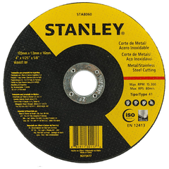 Stanley STA8060B50 Cutting Disc T41 4" | Stanley by KHM Megatools Corp.
