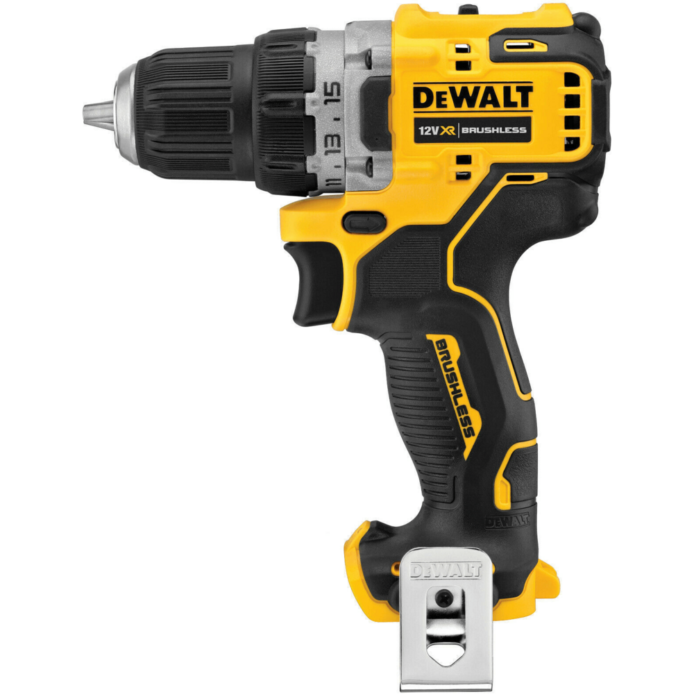 Dewalt DCD701N 12V Sub Compact Brushless Cordless Drill / Driver (Bare Tool) - KHM Megatools Corp. Dewalt DCD701N 12V Sub Compact Brushless Cordless Drill / Driver (Bare Tool) - KHM Megatools Corp.