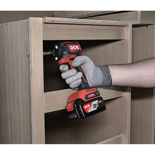 DCK KDPL208 (Type EM) Cordless Brushless Impact Driver 20V (Kit) | DCK by KHM Megatools Corp.