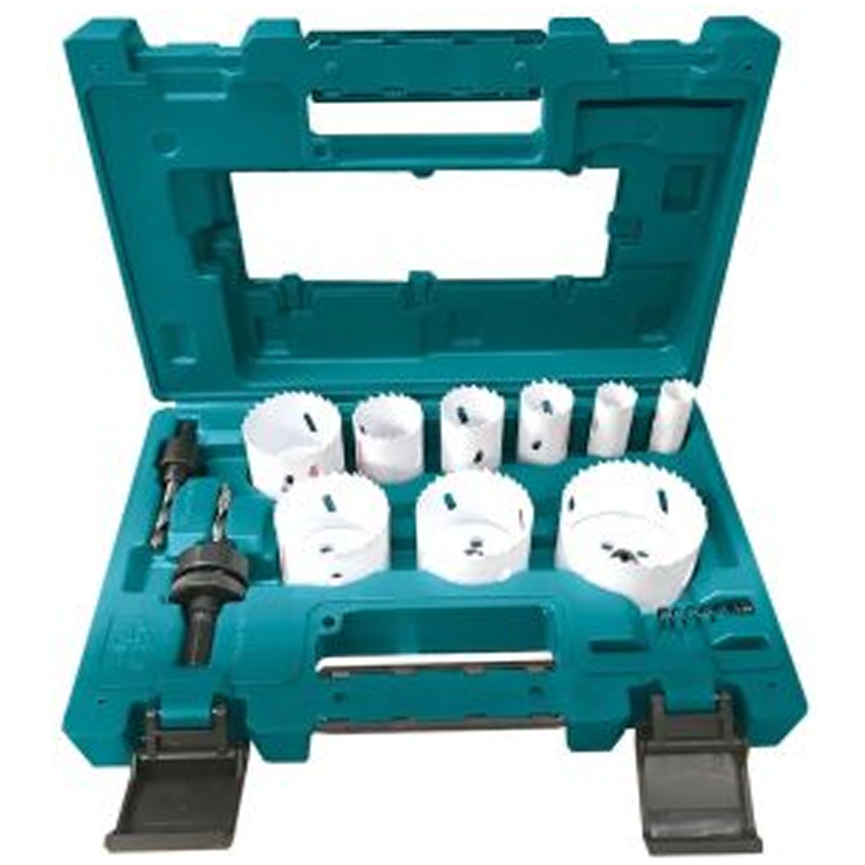 Makita D-63987 Bi-Metal Hole Saw Drill Bit Electrician Tool Set 12Pcs | Makita by KHM Megatools Corp. Makita D-63987 Bi-Metal Hole Saw Drill Bit Electrician Tool Set 12Pcs | Makita by KHM Megatools Corp.