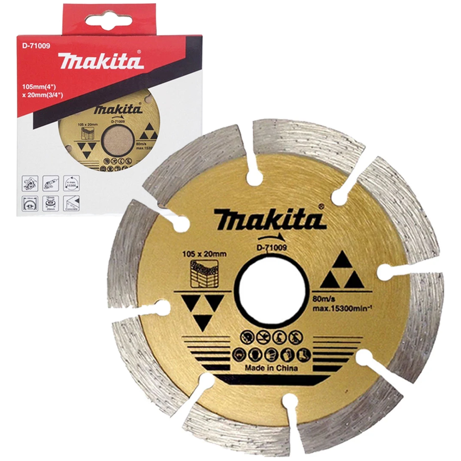 Makita D-71009 Diamond Cutting Disc (Concrete/Stone) 4" | Makita by KHM Megatools Corp. Makita D-71009 Diamond Cutting Disc (Concrete/Stone) 4" | Makita by KHM Megatools Corp.