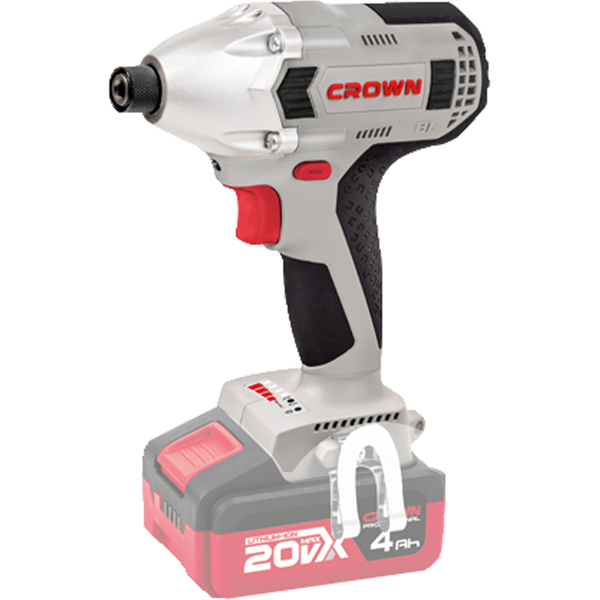 Crown CT22021HX Li-Ion Impact Screwdriver 20V | Crown by KHM Megatools Corp. Crown CT22021HX Li-Ion Impact Screwdriver 20V | Crown by KHM Megatools Corp.