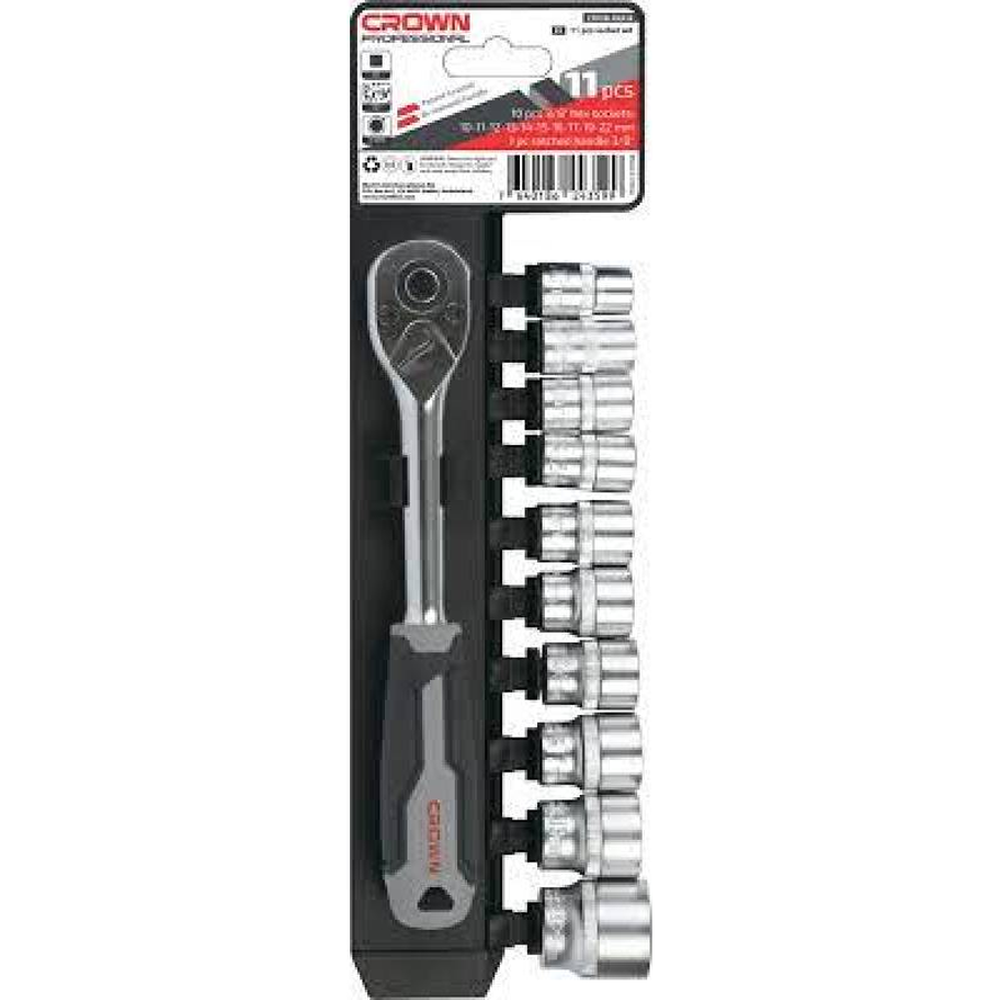 Crown CPHSW-RXA14 Socket Wrench Set 12Pcs 1/4" | Crown by KHM Megatools Corp. Crown CPHSW-RXA14 Socket Wrench Set 12Pcs 1/4" | Crown by KHM Megatools Corp.