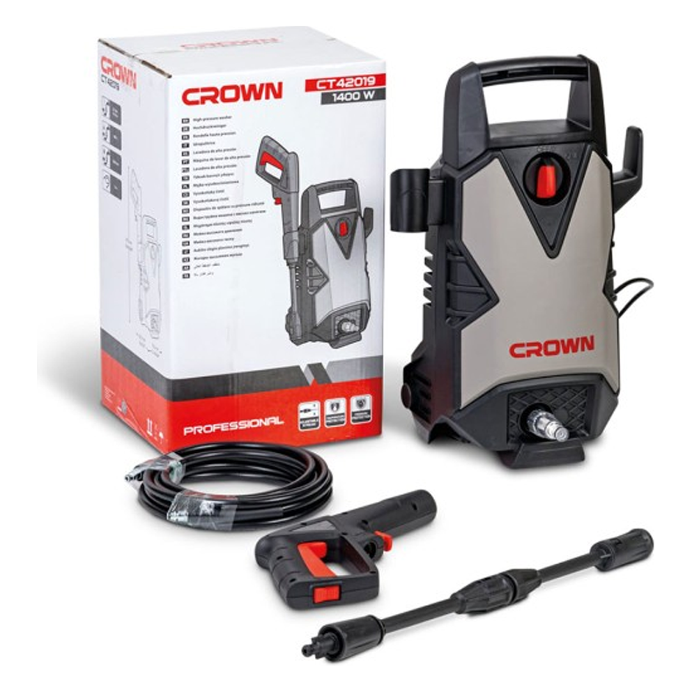 Crown CT42019 High Pressure Washer 1400W | Crown by KHM Megatools Corp. Crown CT42019 High Pressure Washer 1400W | Crown by KHM Megatools Corp.