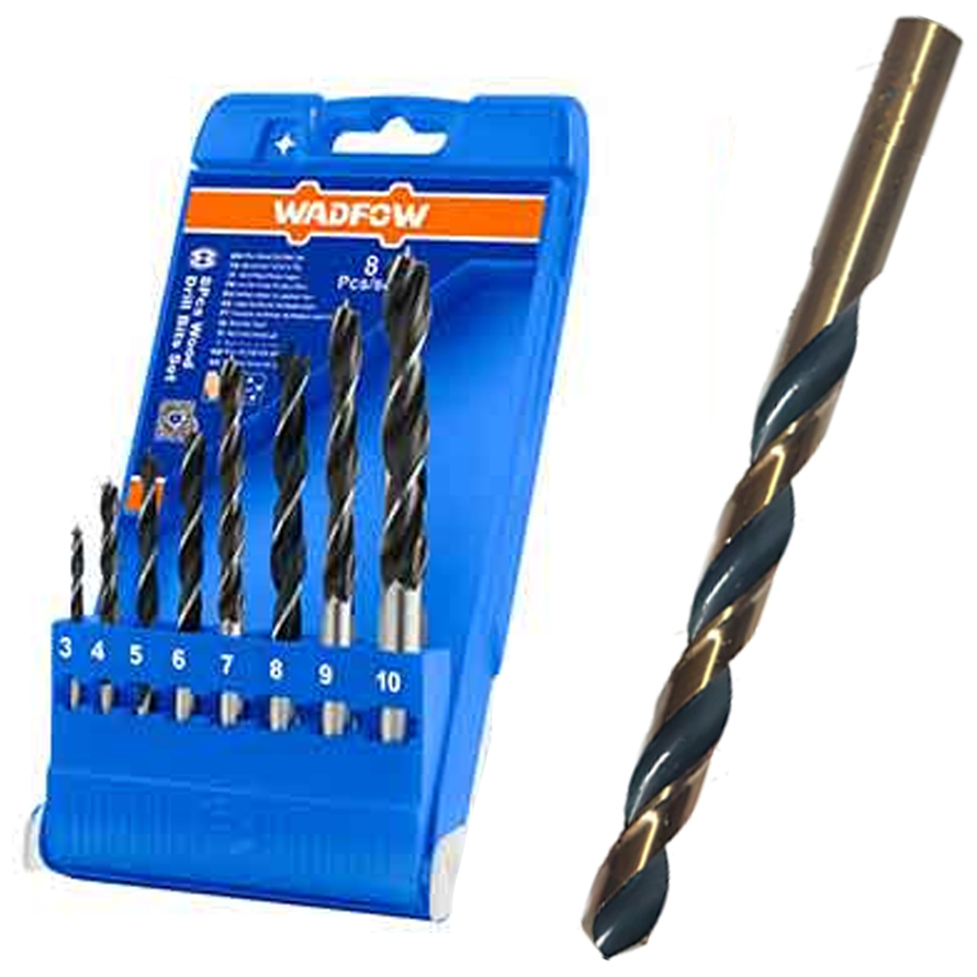 Wadfow WTD6B01 HSS Twist Drill Bit Set 9Pcs | Wadfow by KHM Megatools Corp. Wadfow WTD6B01 HSS Twist Drill Bit Set 9Pcs | Wadfow by KHM Megatools Corp.