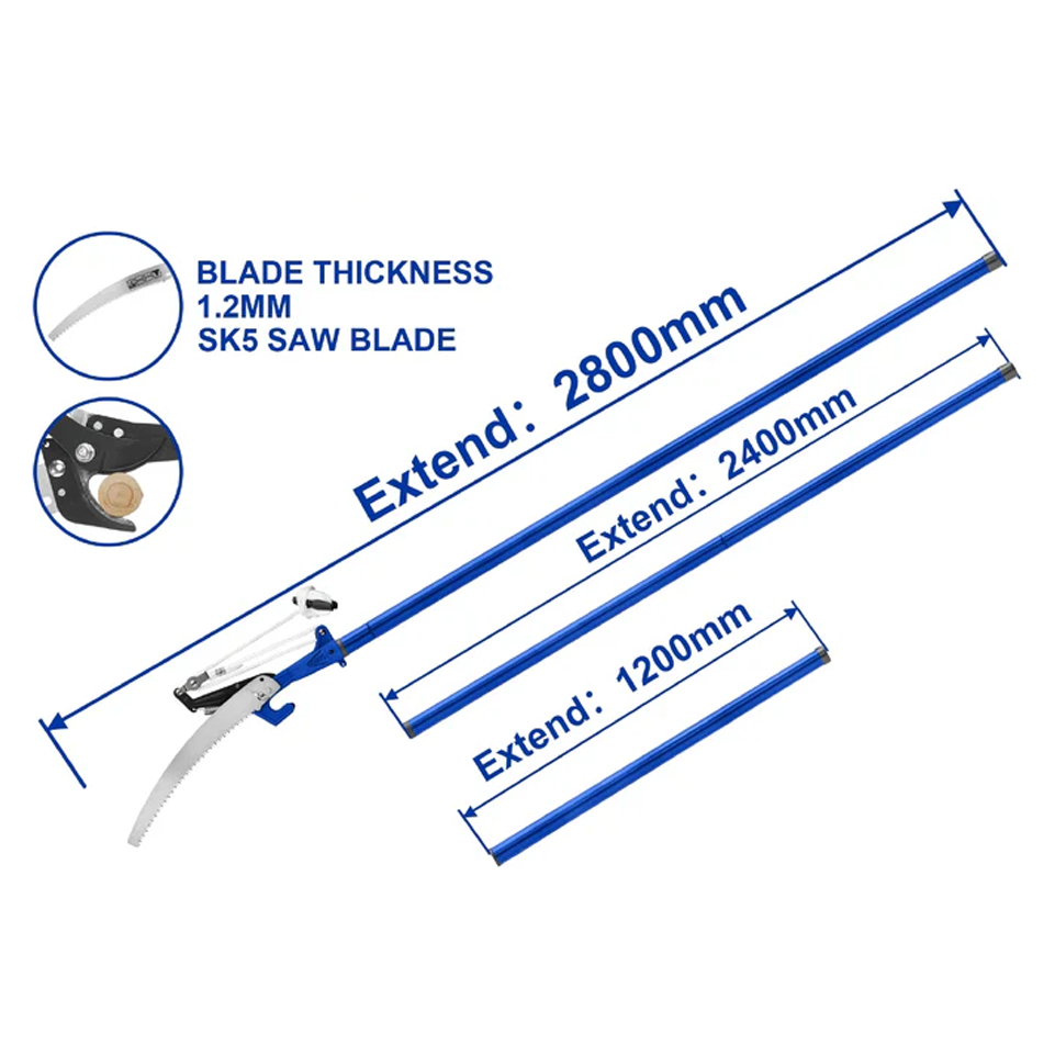 Wadfow WPR4701 Extendable Pole Saw & Pruner | Wadfow by KHM Megatools Corp. Wadfow WPR4701 Extendable Pole Saw & Pruner | Wadfow by KHM Megatools Corp.