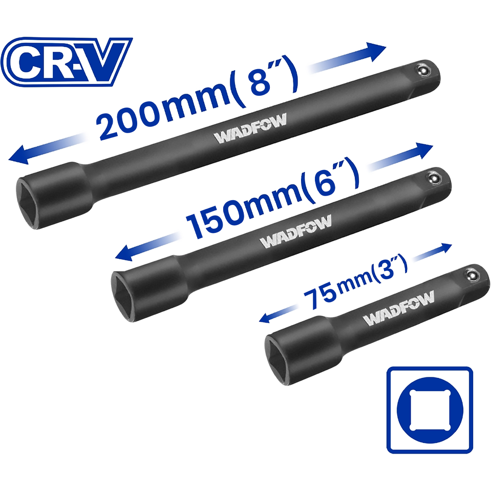 Wadfow WMS7403 DR.Impact Extension Bar 1/2" | Wadfow by KHM Megatools Corp. Wadfow WMS7403 DR.Impact Extension Bar 1/2" | Wadfow by KHM Megatools Corp.