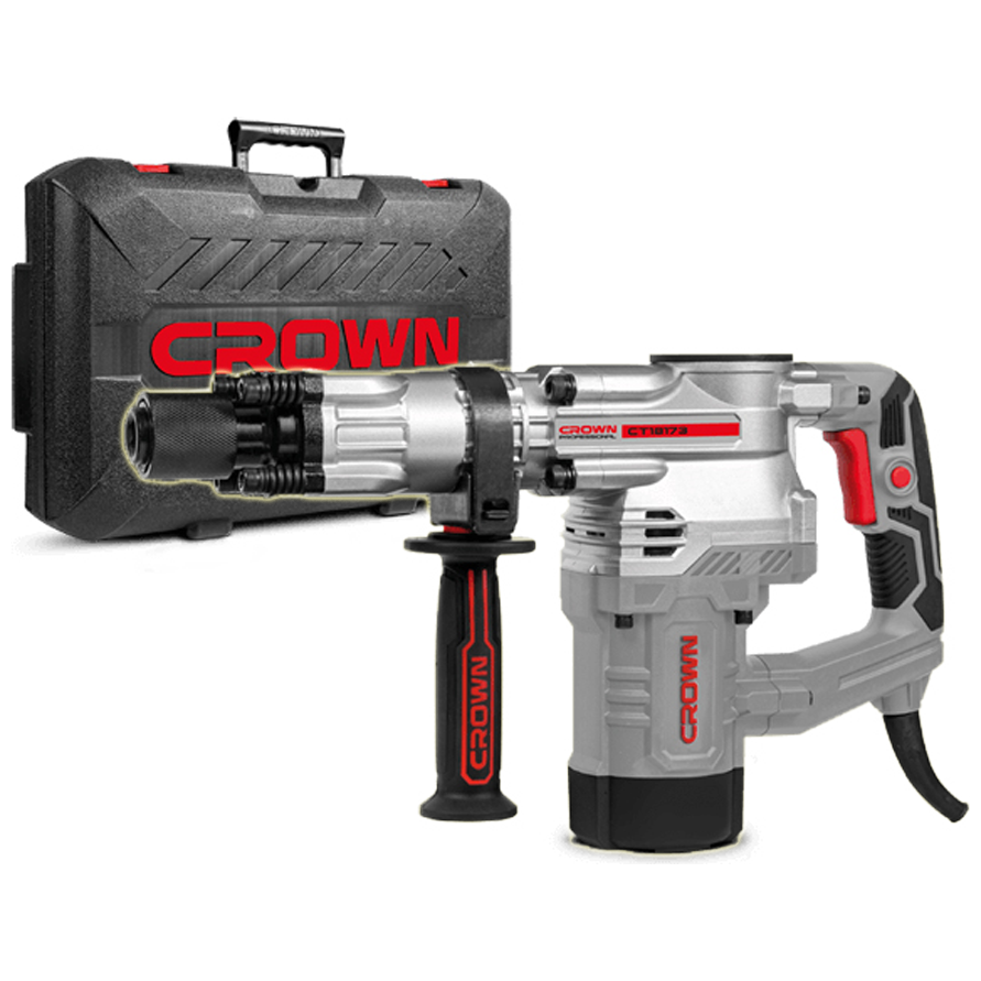 Crown CT18173H Demolition Hammer 1300W | Crown by KHM Megatools Corp. Crown CT18173H Demolition Hammer 1300W | Crown by KHM Megatools Corp.