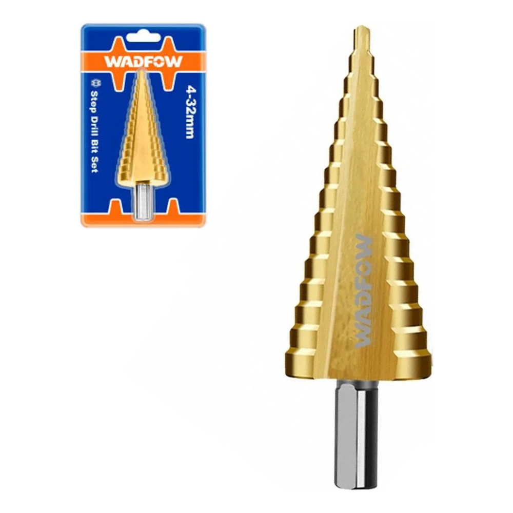 Wadfow WJD1403 Step Drill Bit 4-32mm | Wadfow by KHM Megatools Corp. Wadfow WJD1403 Step Drill Bit 4-32mm | Wadfow by KHM Megatools Corp.