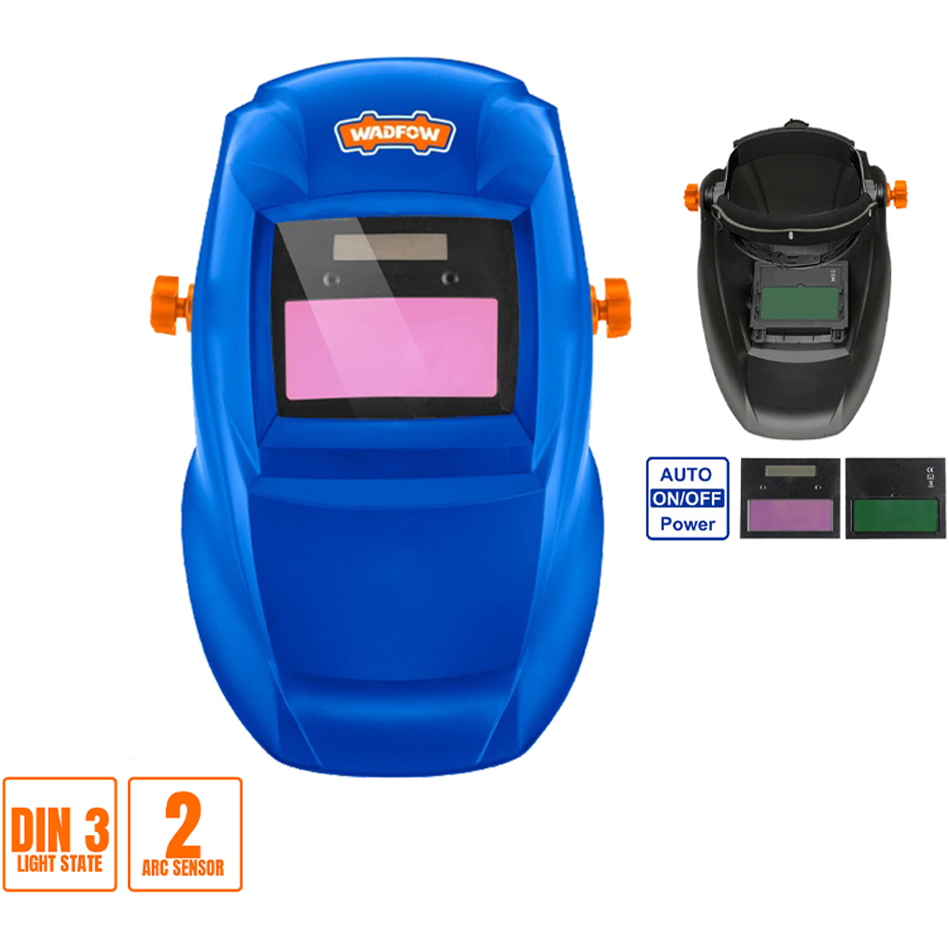 Wadfow WWH2501 Auto-Darkening Welding Helmet | Wadfow by KHM Megatools Corp. Wadfow WWH2501 Auto-Darkening Welding Helmet | Wadfow by KHM Megatools Corp.
