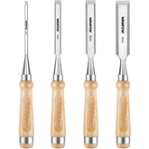 Wadfow WWC3214 Wood Chisel Set 4Pcs | Wadfow by KHM Megatools Corp.