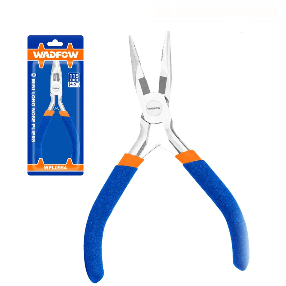 Wadfow WPL0954 Mini Long Nose Pliers 4.5" | Wadfow by KHM Megatools Corp.