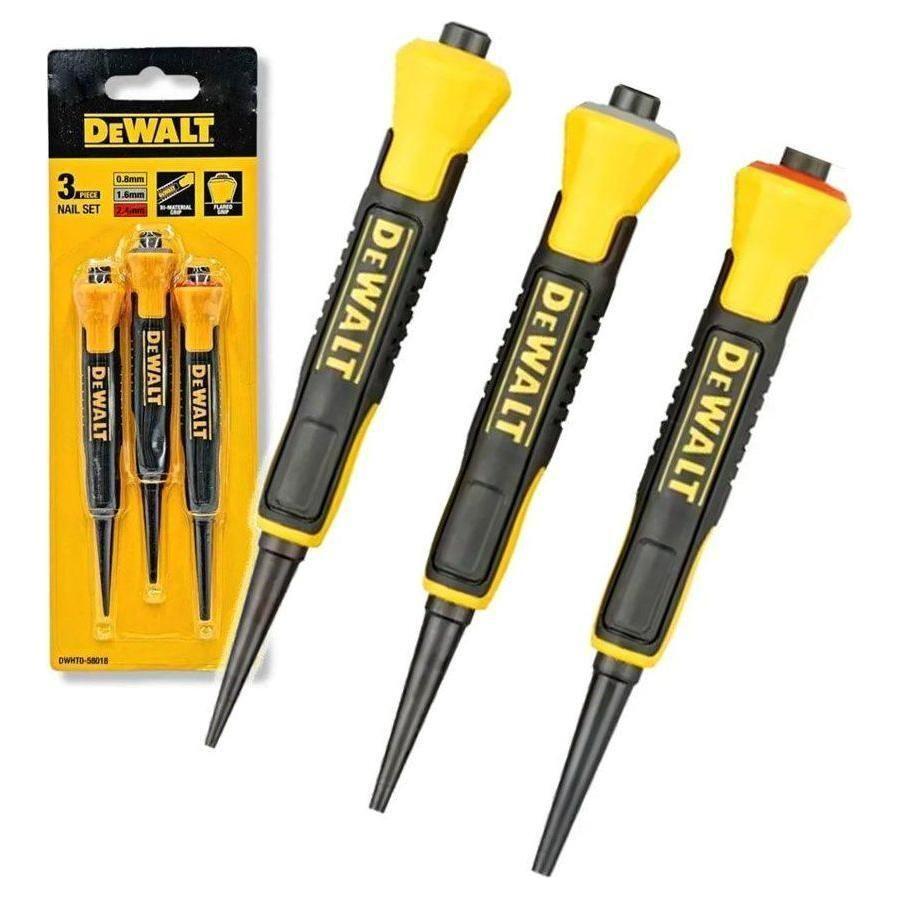 Dewalt DWHT0 58018 Nail Punch Set 3pcs KHM Megatools Corp dewalt-dwht0-58018-nail-punch-set-3pcs-khm-megatools-corp