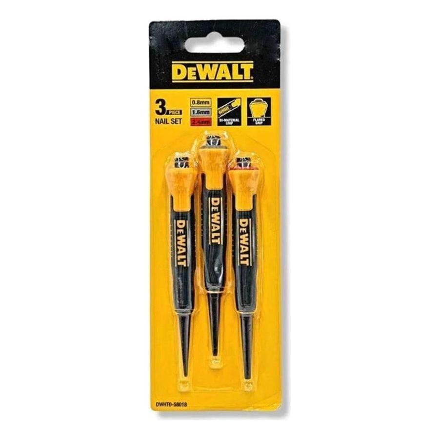 Dewalt DWHT0‐58018 Nail Punch Set 3pcs - KHM Megatools Corp. Dewalt DWHT0‐58018 Nail Punch Set 3pcs - KHM Megatools Corp.