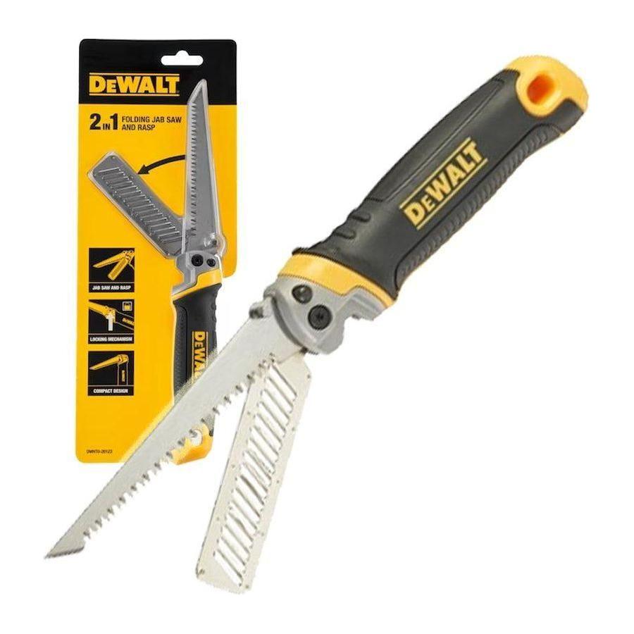 Dewalt folding jab saw shop & rasp