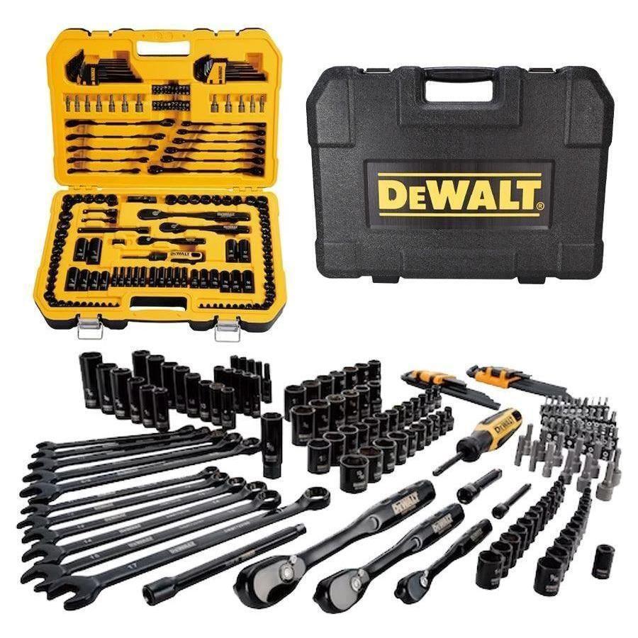 Chrome Polish 173 Piece Dewalt Tool Set Dewalt DWMT45184 Black