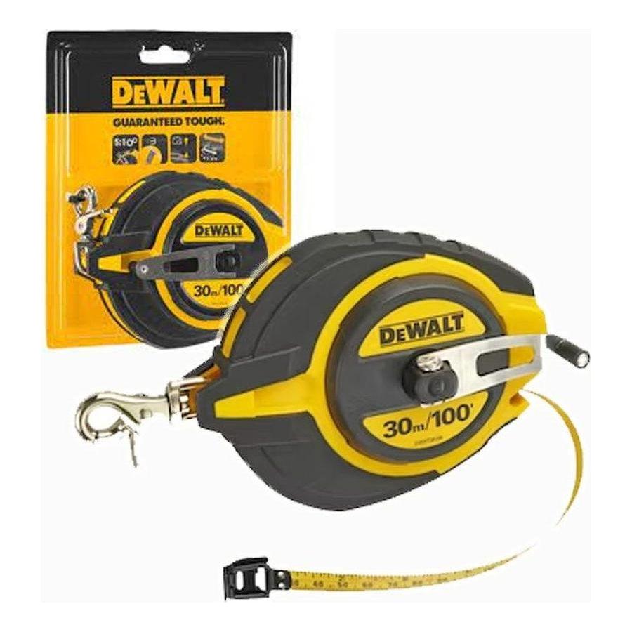 Dewalt DWHT0‐34144‐30 Steel Long Tape Measure 30M - KHM Megatools Corp. Dewalt DWHT0‐34144‐30 Steel Long Tape Measure 30M - KHM Megatools Corp.