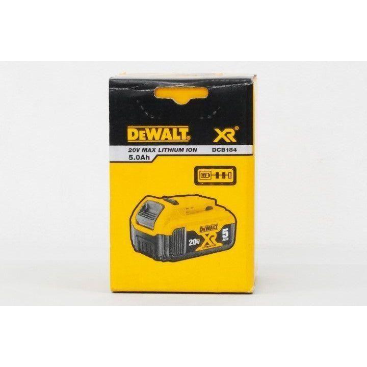 Dewalt DCB184 18V-20V Max Lithium Ion Battery (5.0Ah) | Dewalt by KHM Megatools Corp. Dewalt DCB184 18V-20V Max Lithium Ion Battery (5.0Ah) | Dewalt by KHM Megatools Corp.