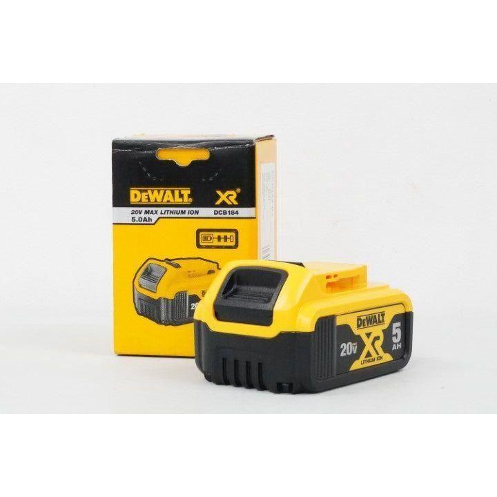 Dewalt DCB184 18V-20V Max Lithium Ion Battery (5.0Ah) | Dewalt by KHM Megatools Corp. Dewalt DCB184 18V-20V Max Lithium Ion Battery (5.0Ah) | Dewalt by KHM Megatools Corp.