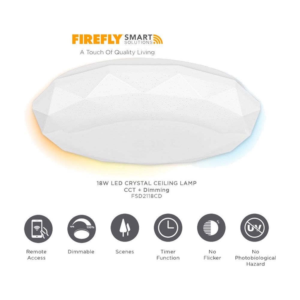 Firefly FSD2118CD Smart LED Ceiling Lamp | Firefly by KHM Megatools Corp.