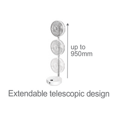 Firefly FEL661 Rechargeable Foldable Telescopic Stand Fan with Night Lamp | Firefly by KHM Megatools Corp.